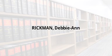 RICKMAN, Debbie-Ann