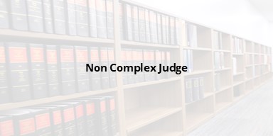 NON-COMPLEX JUDGE