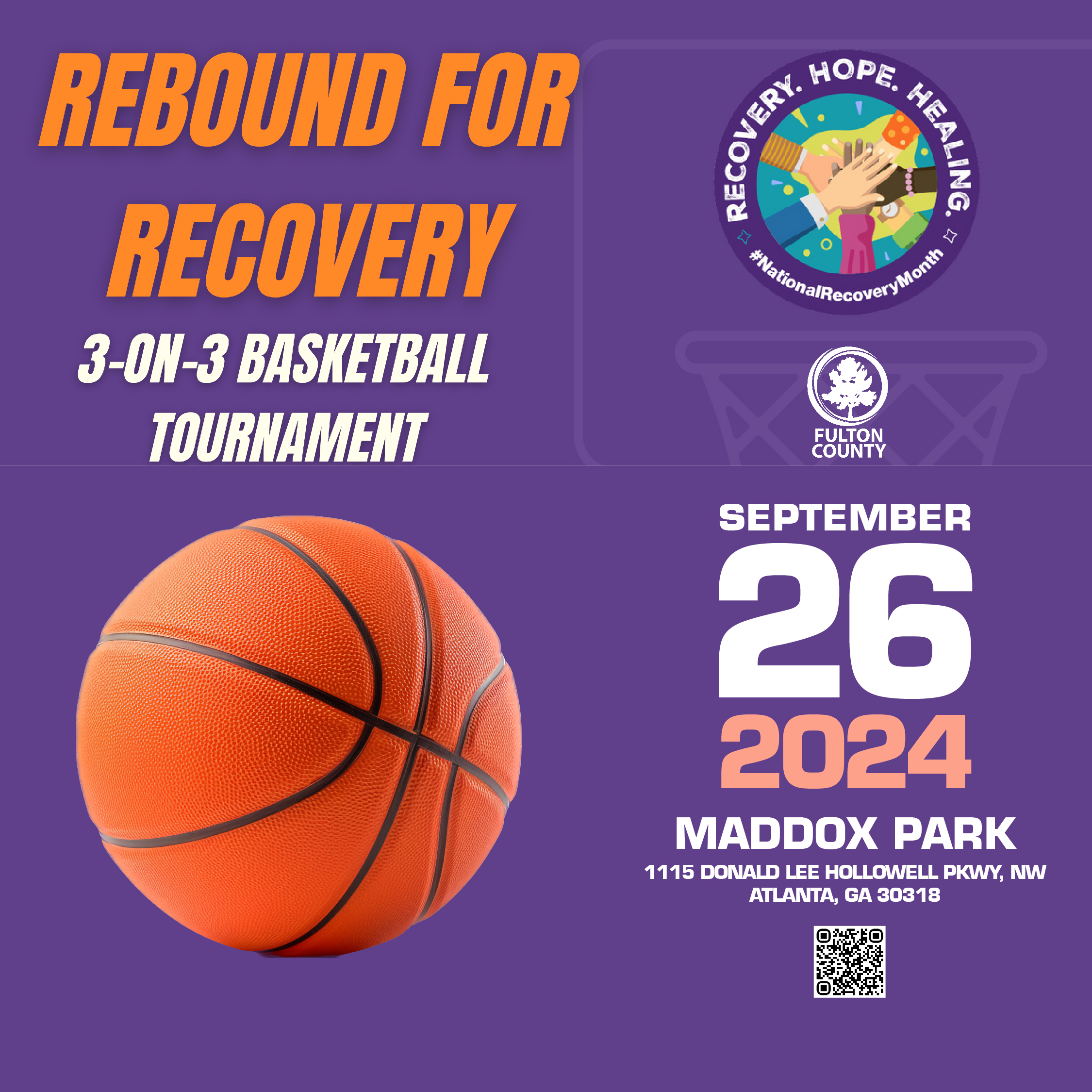 POSTPONED TO OCT 3 Rebound for Recovery Tournament  Image